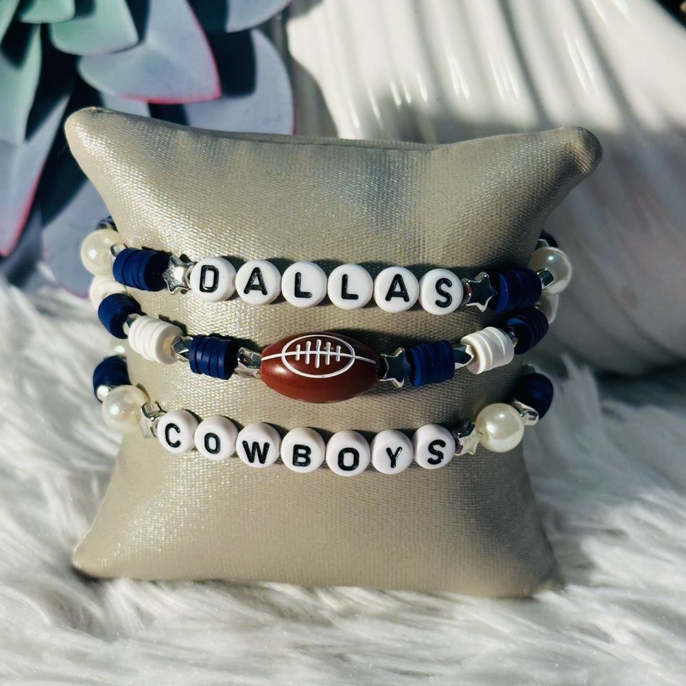Dallas Cowboys Beaded Bracelets